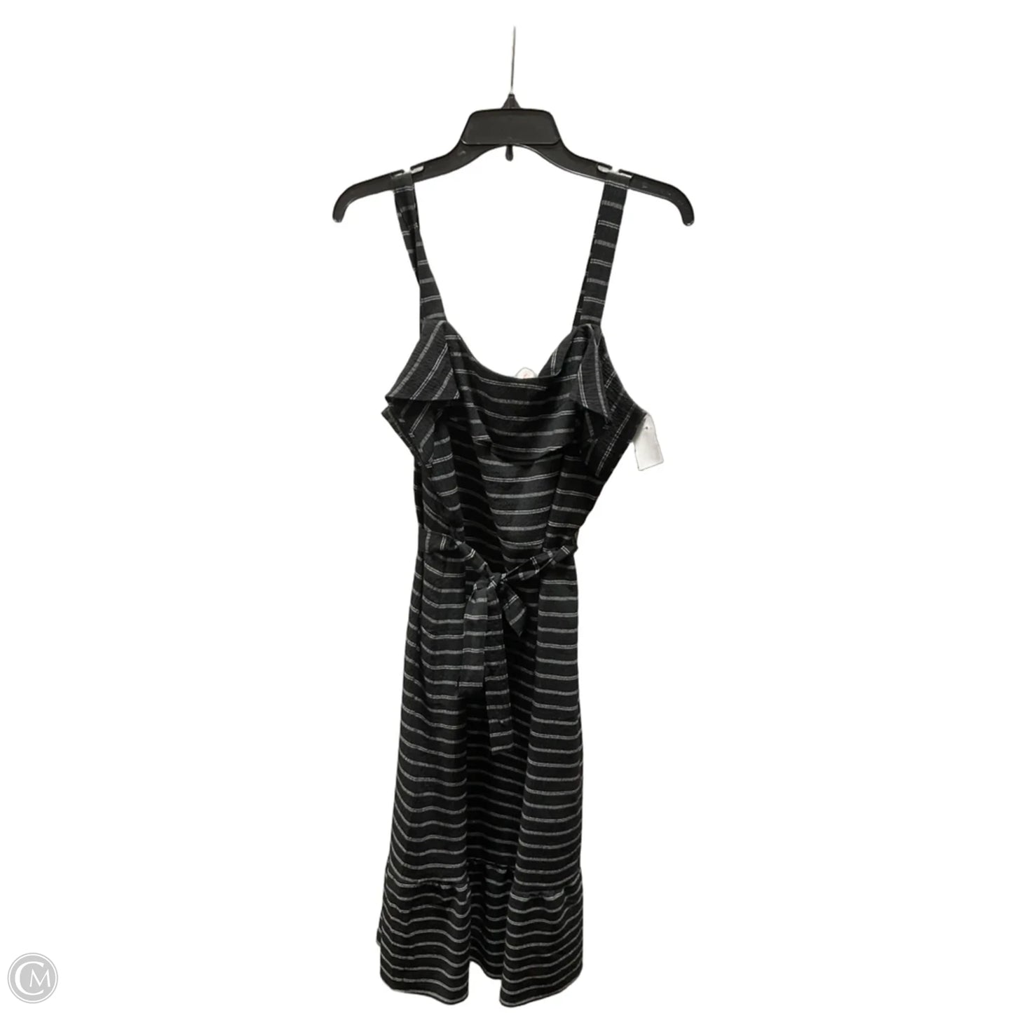 Dress Casual Midi By Banana Republic In Striped Pattern, Size: 10