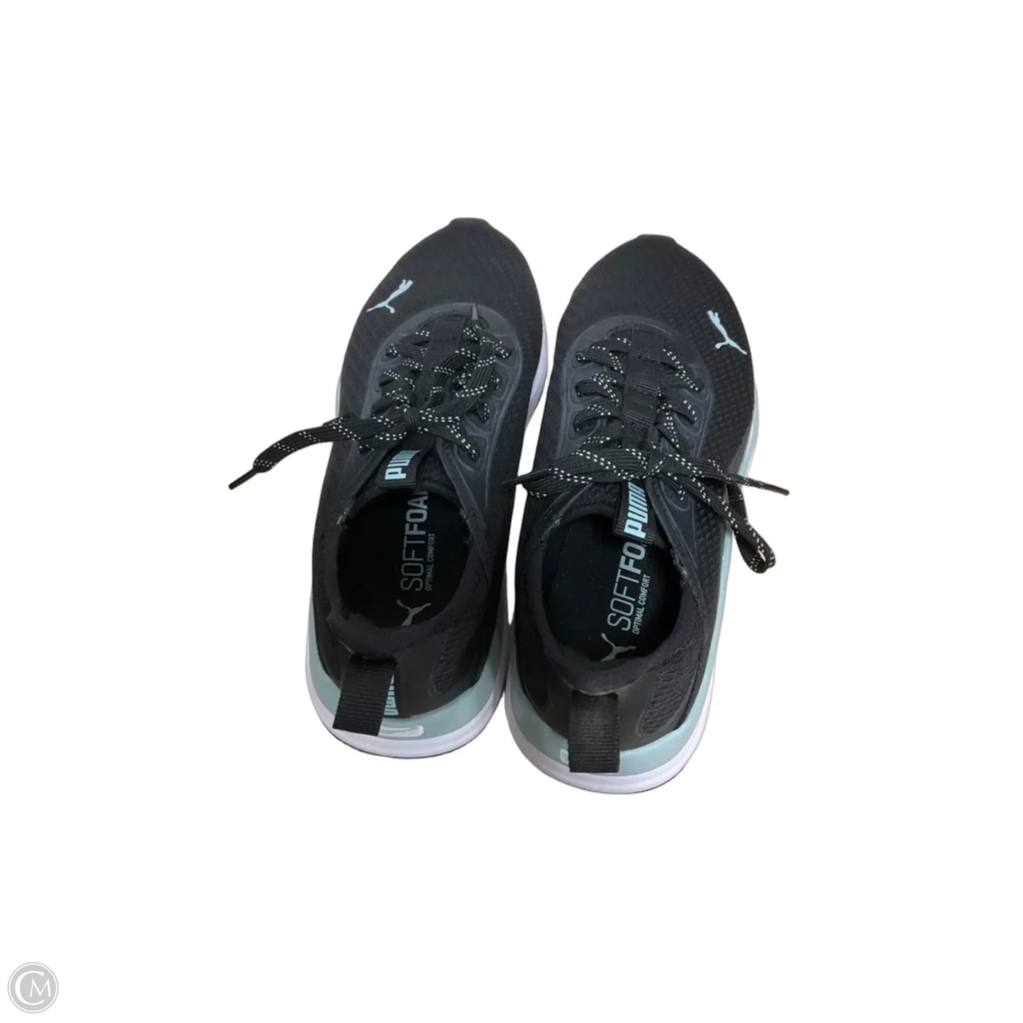 Shoes Athletic By Puma In Black & Green, Size: 8