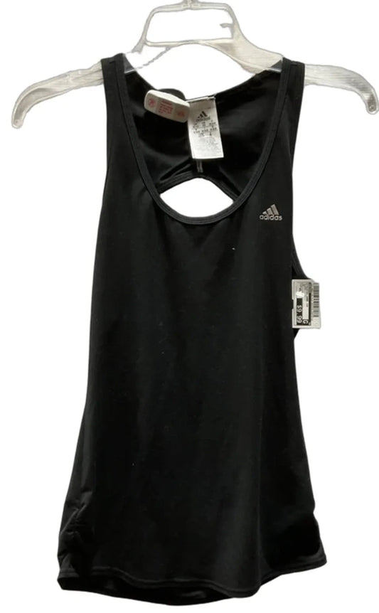 Athletic Tank Top By Adidas In Black, Size: Xs