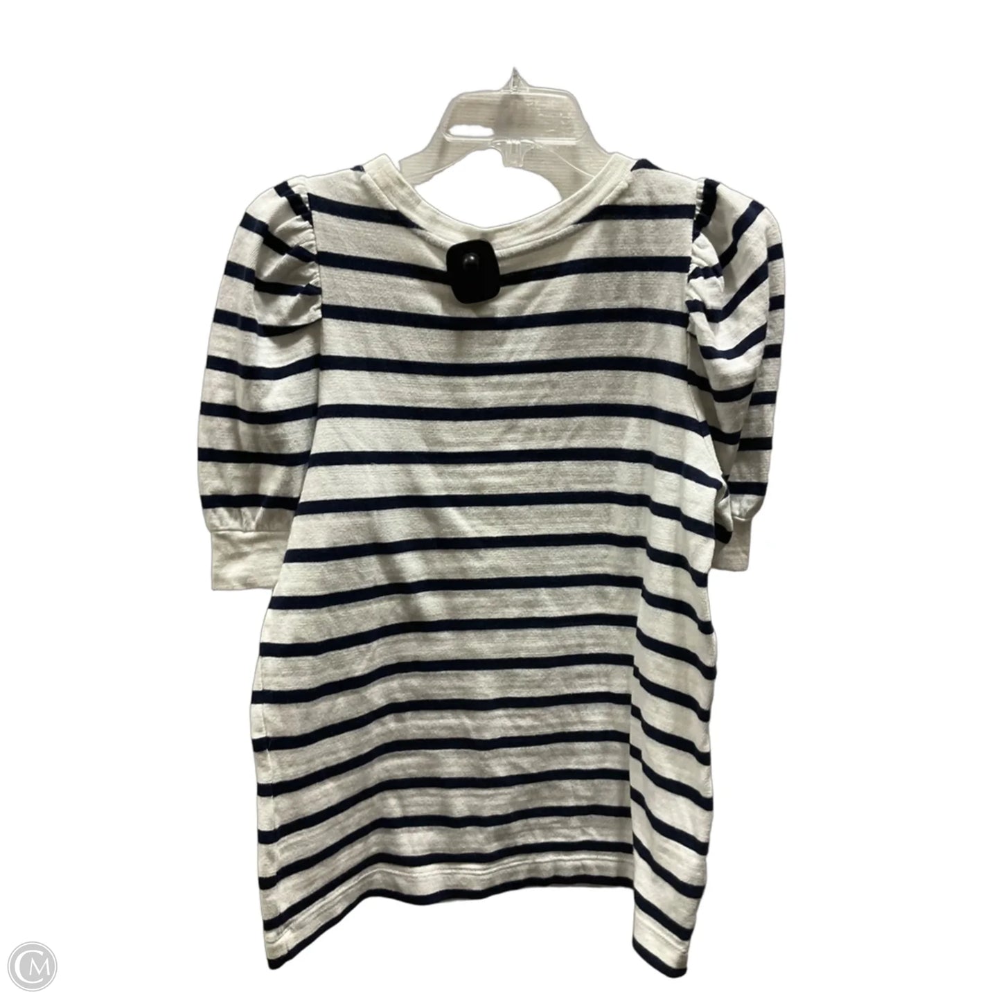 Top Short Sleeve By Loft In Striped Pattern, Size: S