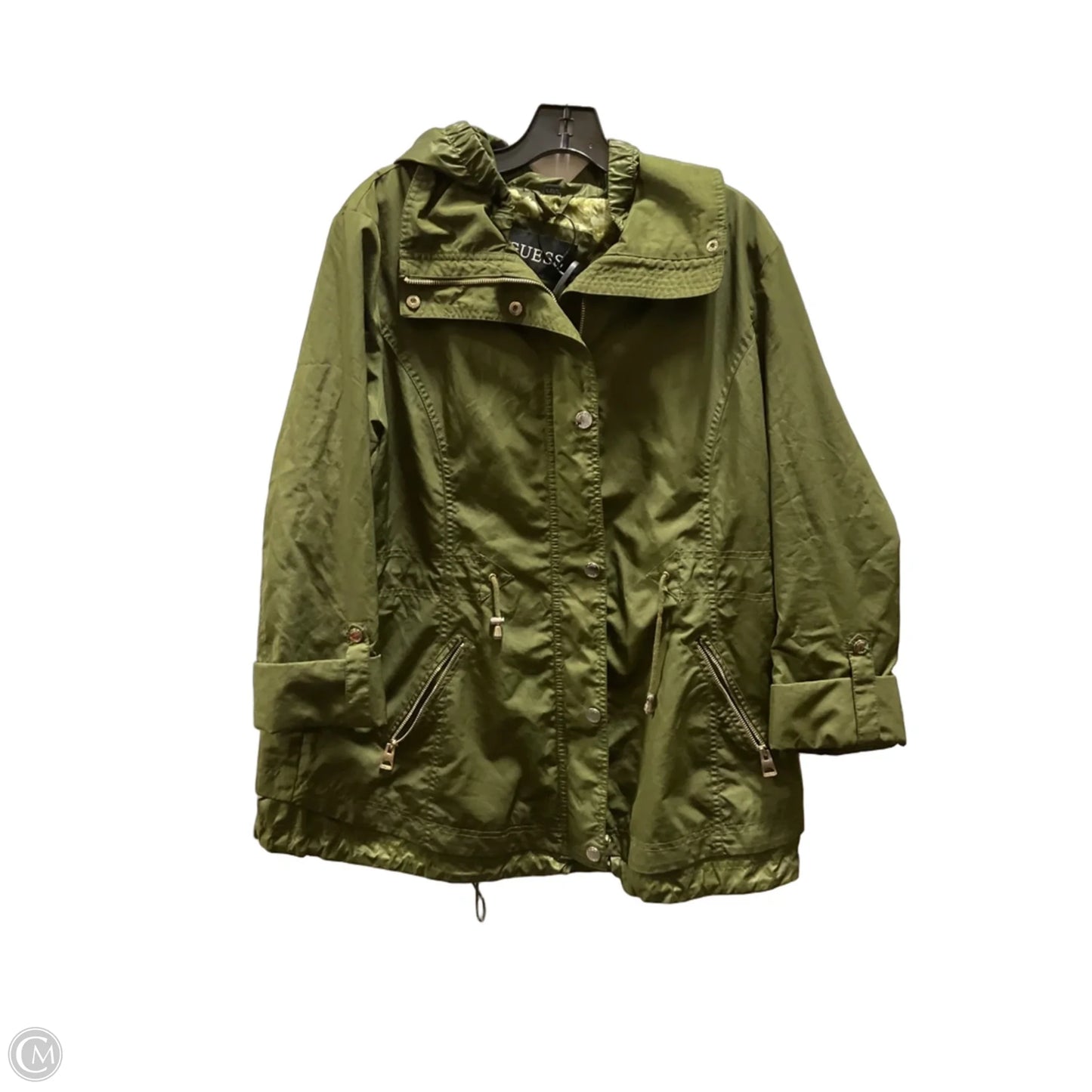 Jacket Other By Guess In Green, Size: Xl