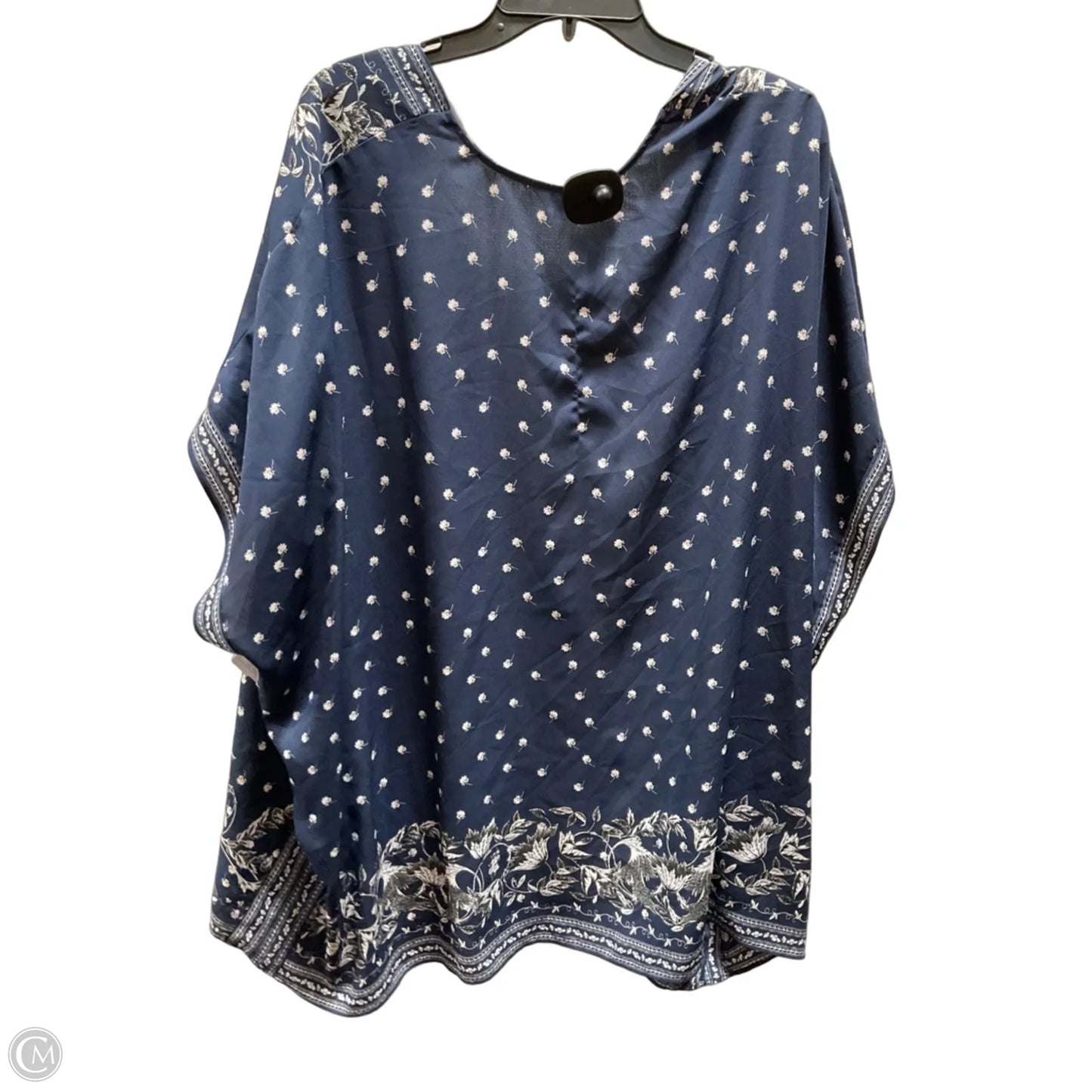 Swimwear Cover-up By Max Studio In Blue, Size: L