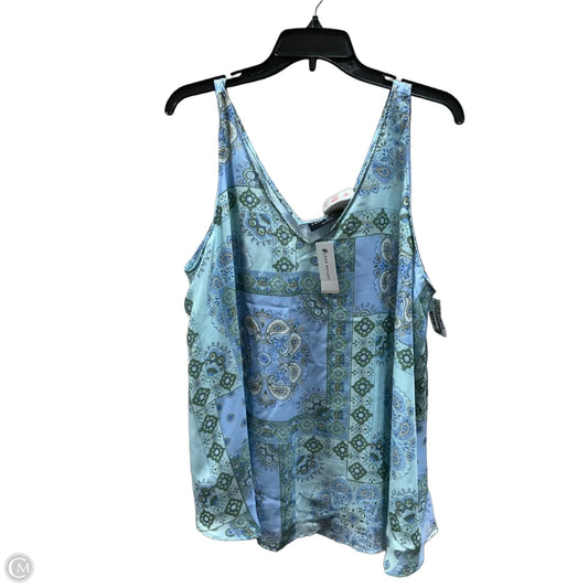 Top Sleeveless By Lane Bryant In Blue, Size: 18