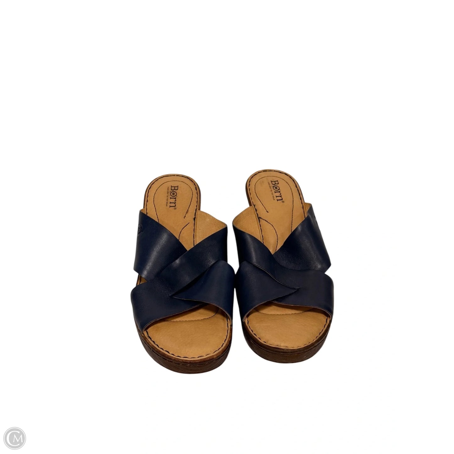 Shoes Heels Wedge By Born In Blue & Brown, Size: 9