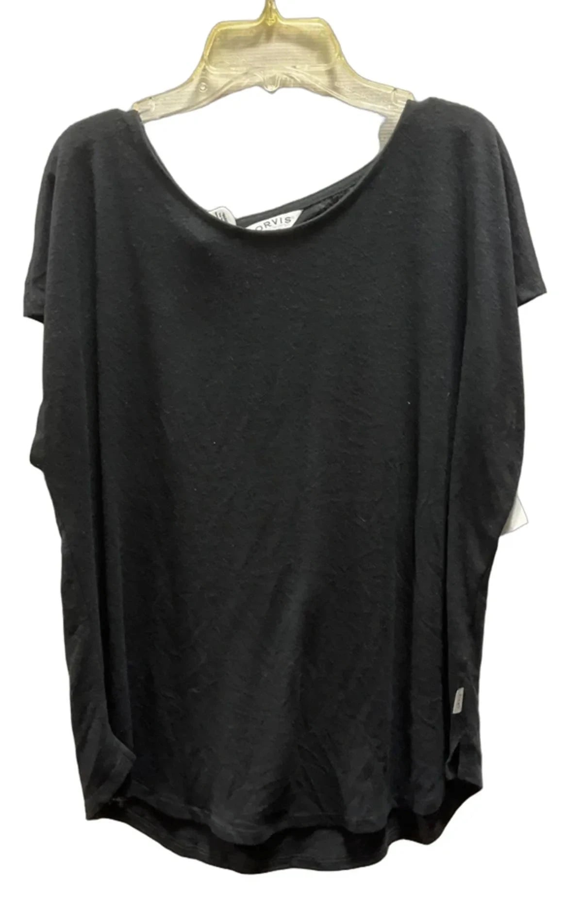 Top Short Sleeve By Orvis In Black, Size: L