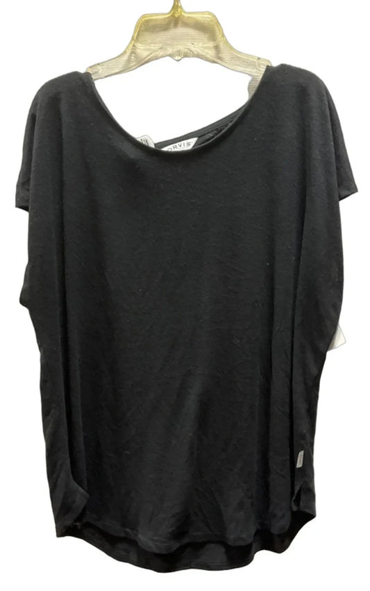 Top Short Sleeve By Orvis In Black, Size: L