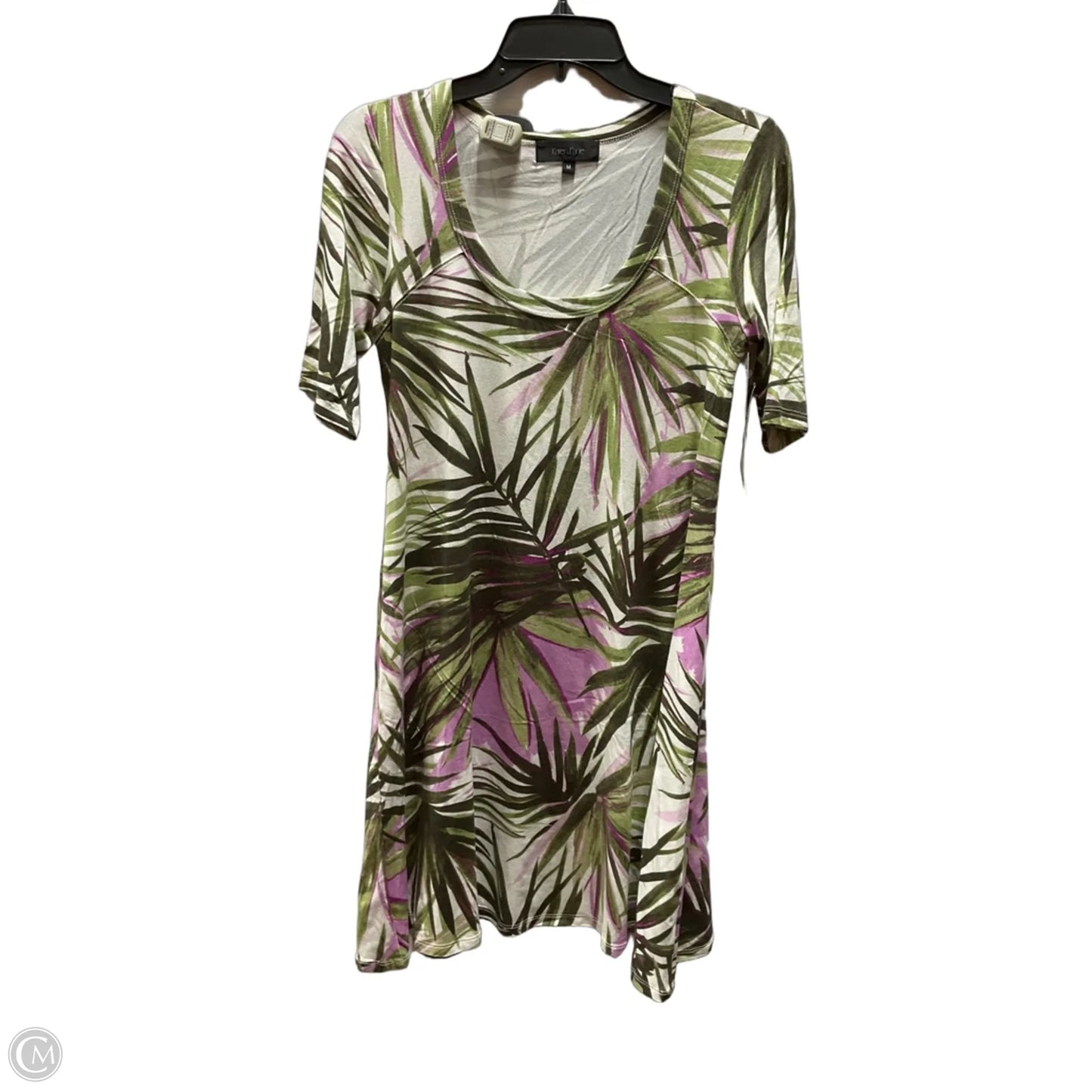 Dress Casual Midi By Karen Kane In Green & Purple, Size: M