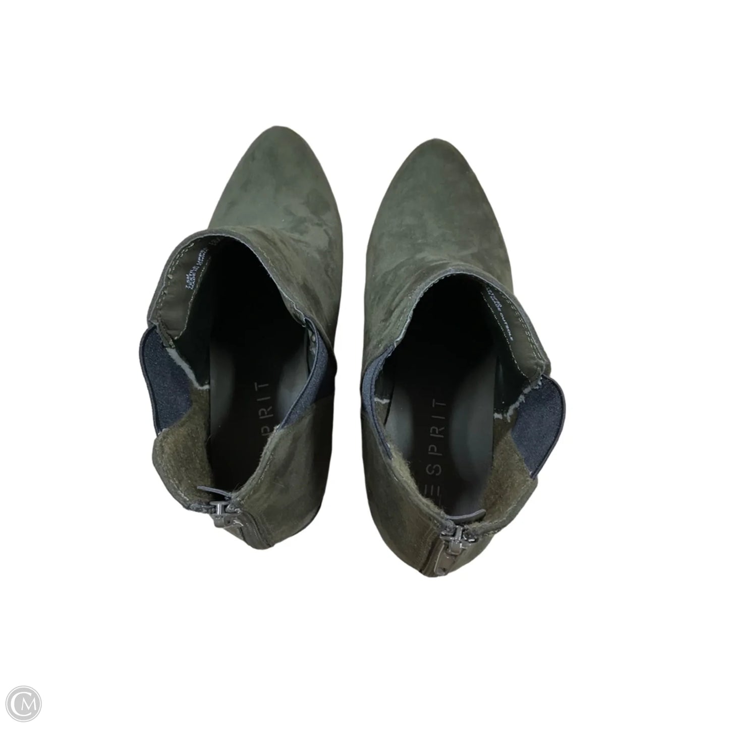 Boots Ankle Flats By Esprit In Green, Size: 7.5