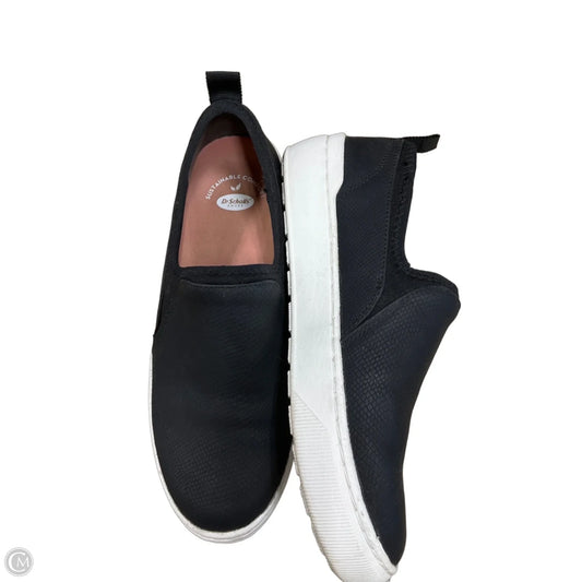 Shoes Flats By Dr Scholls In Black & White, Size: 7.5