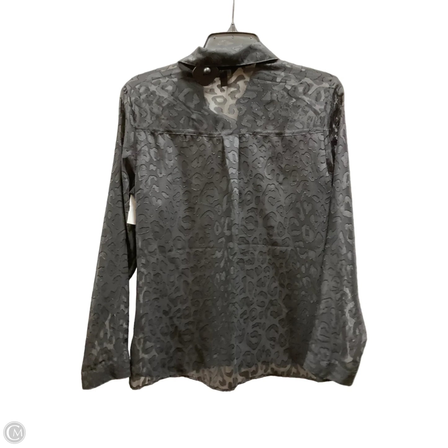 Blouse Long Sleeve By Express In Black, Size: M