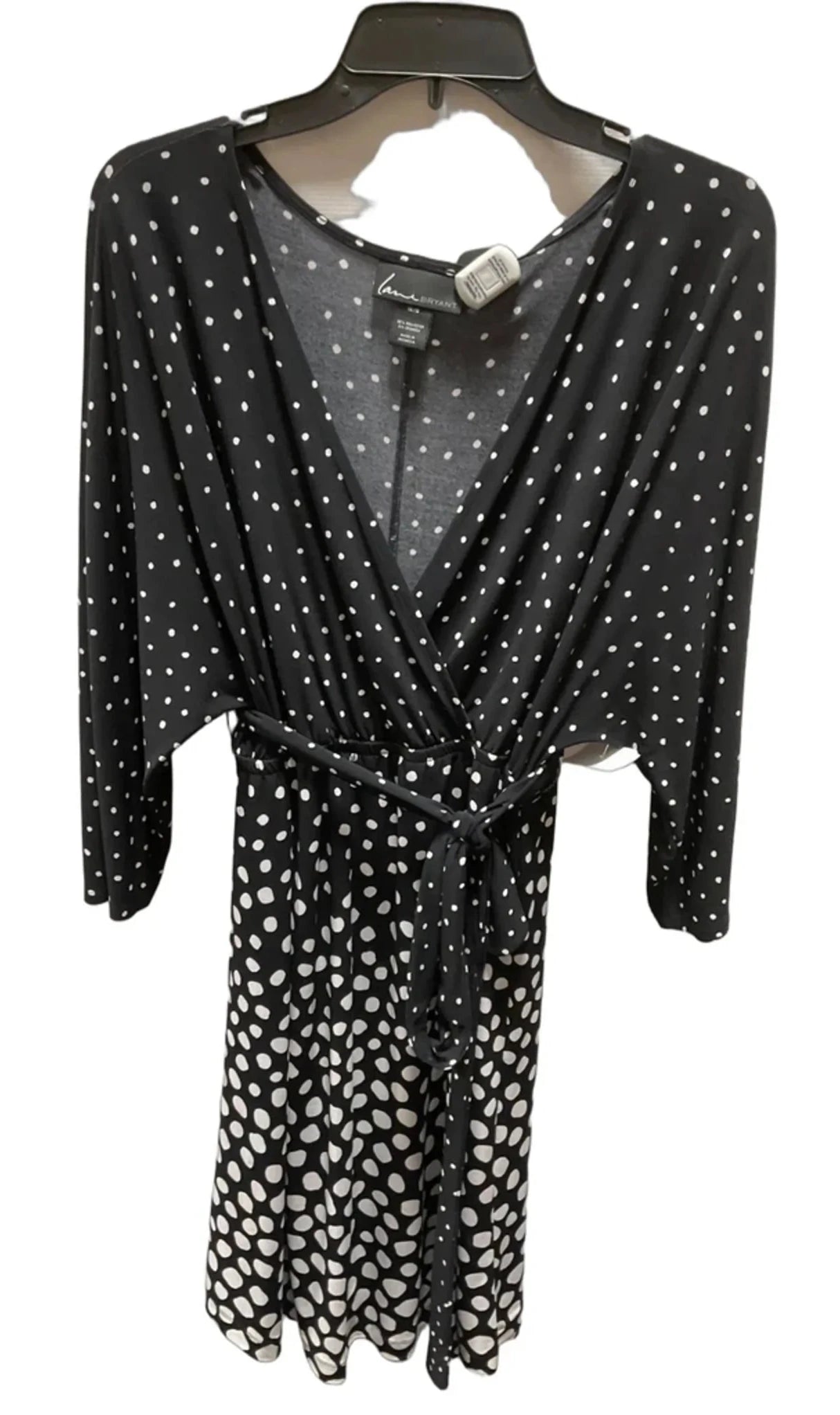 Dress Casual Midi By Lane Bryant In Black, Size: 1x