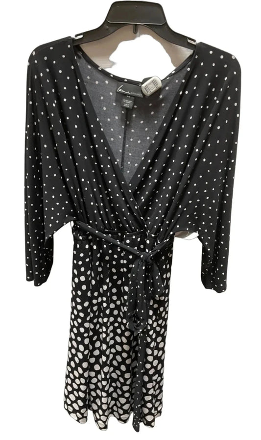 Dress Casual Midi By Lane Bryant In Black, Size: 1x
