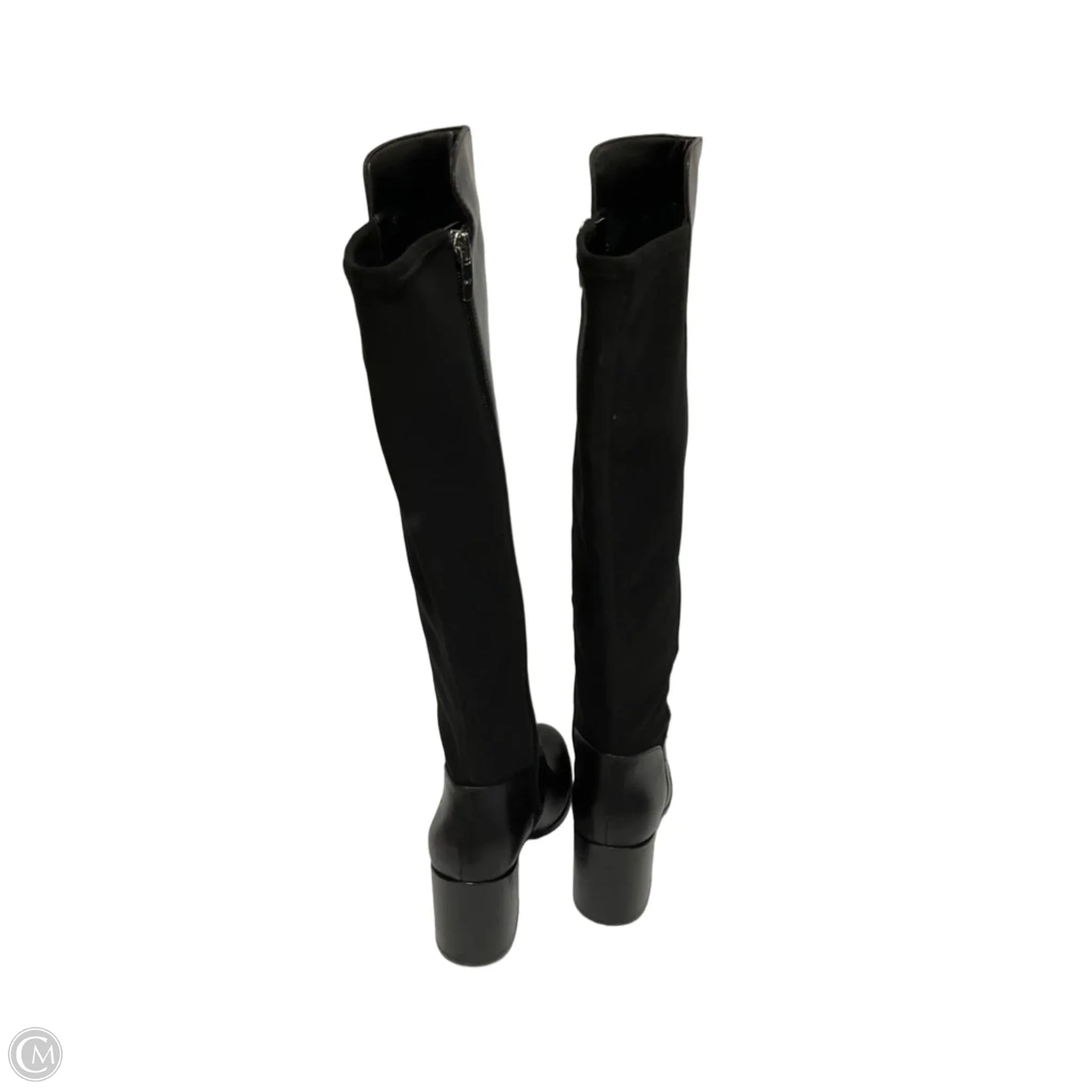 Boots Mid-calf Heels By Mark Fisher In Black, Size: 7.5
