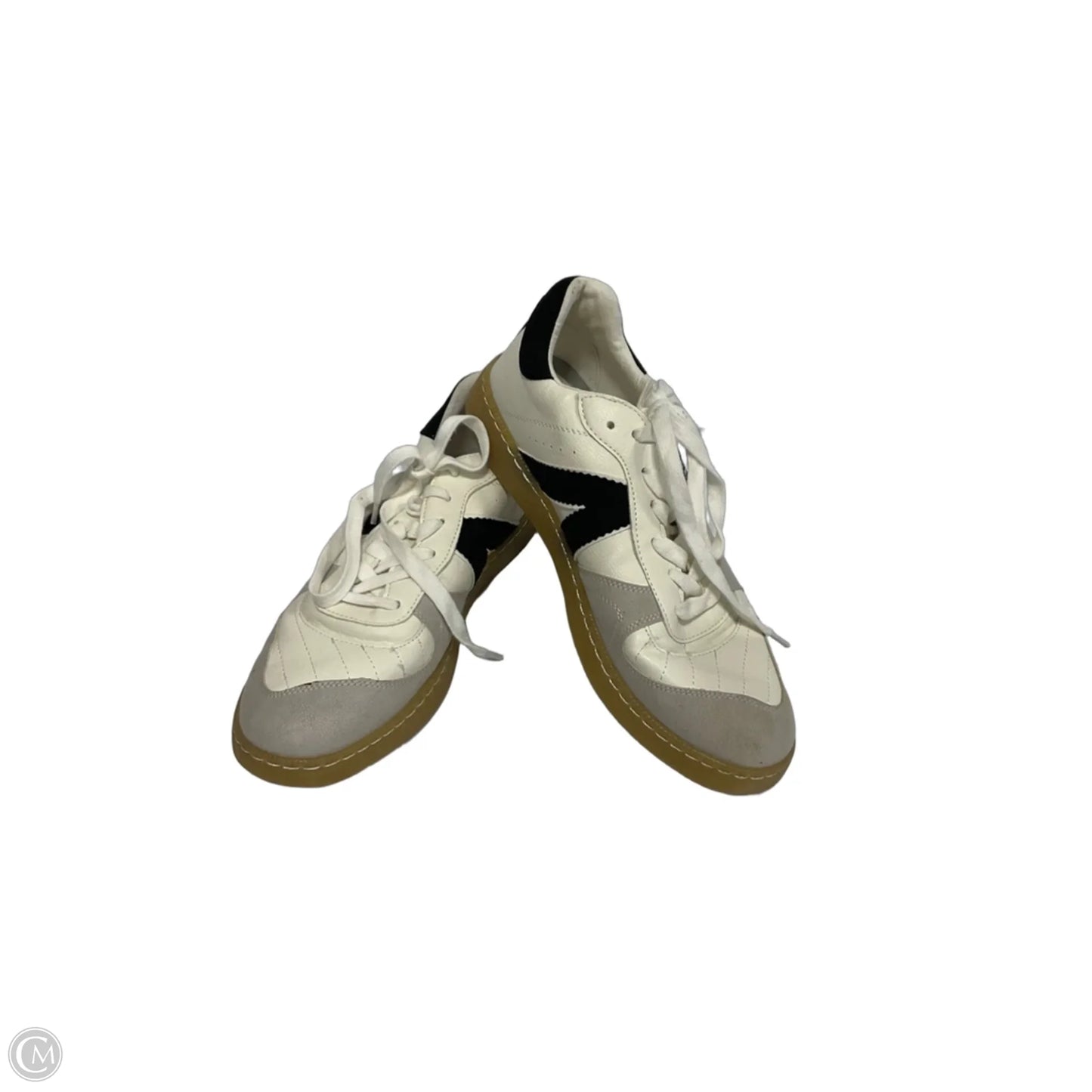 Shoes Athletic By Mia In Black & Cream, Size: 9