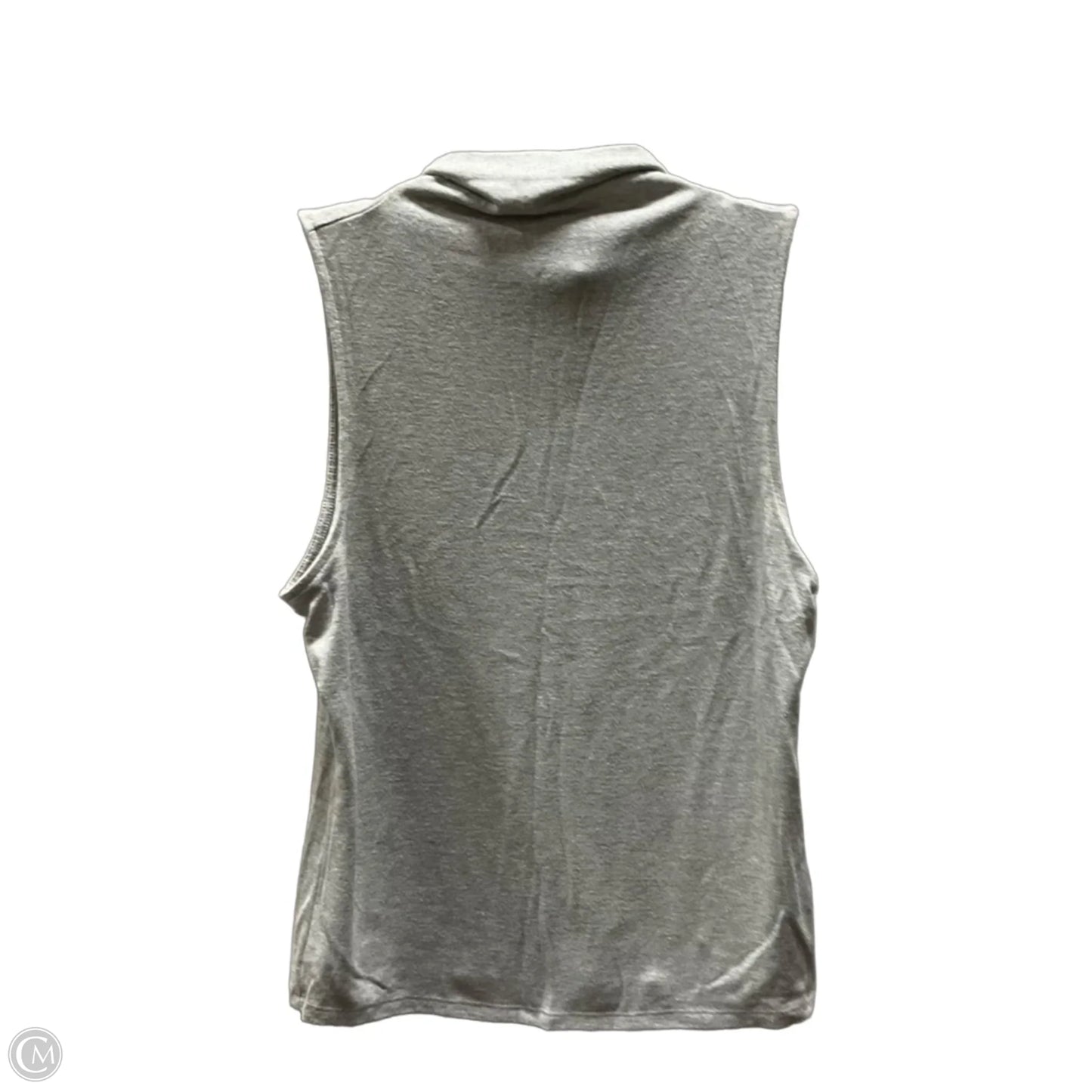 Top Sleeveless By Banana Republic In Grey, Size: L