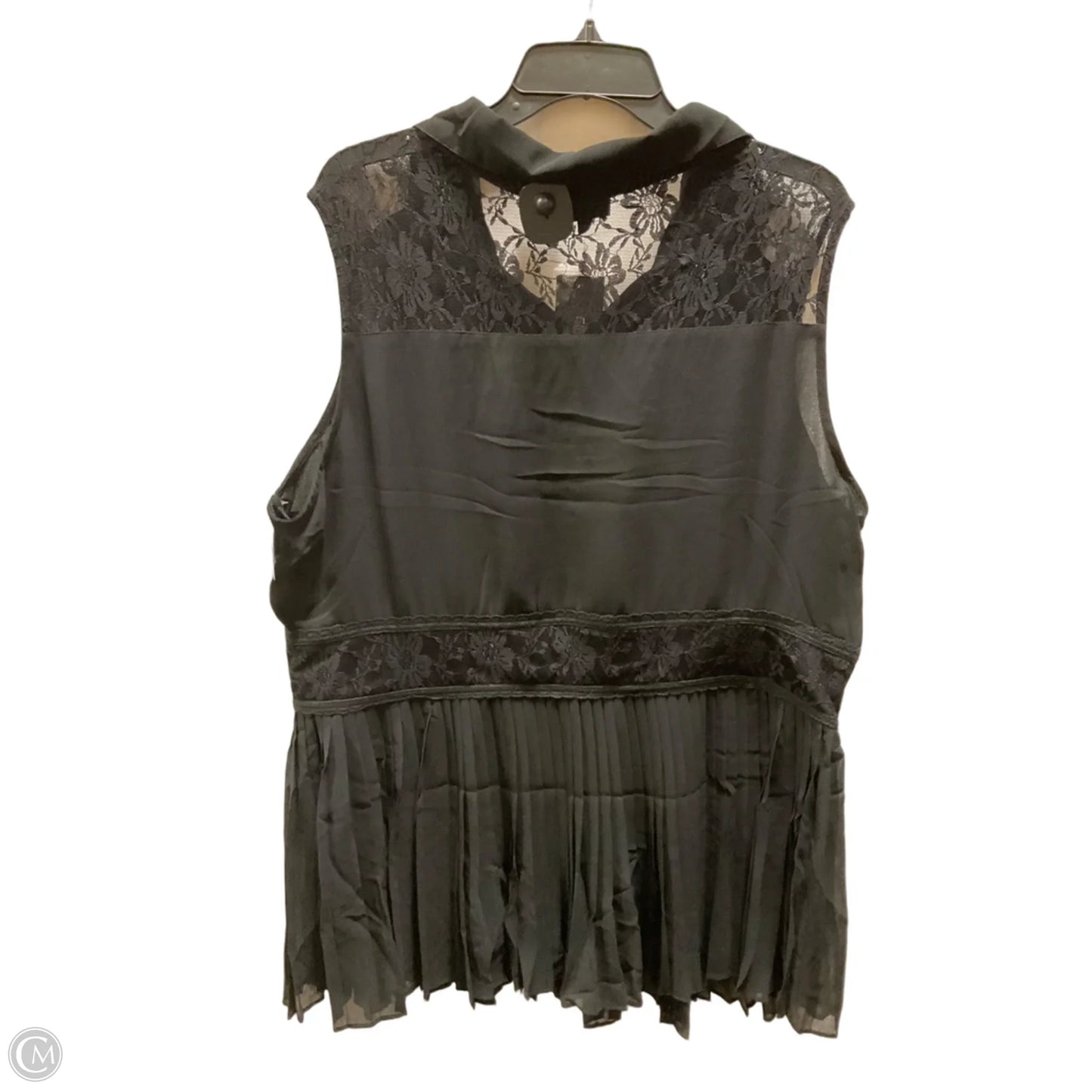 Top Sleeveless By City Chic In Black, Size: L