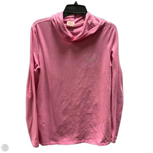 Athletic Sweatshirt Hoodie By Vineyard Vines In Pink, Size: M