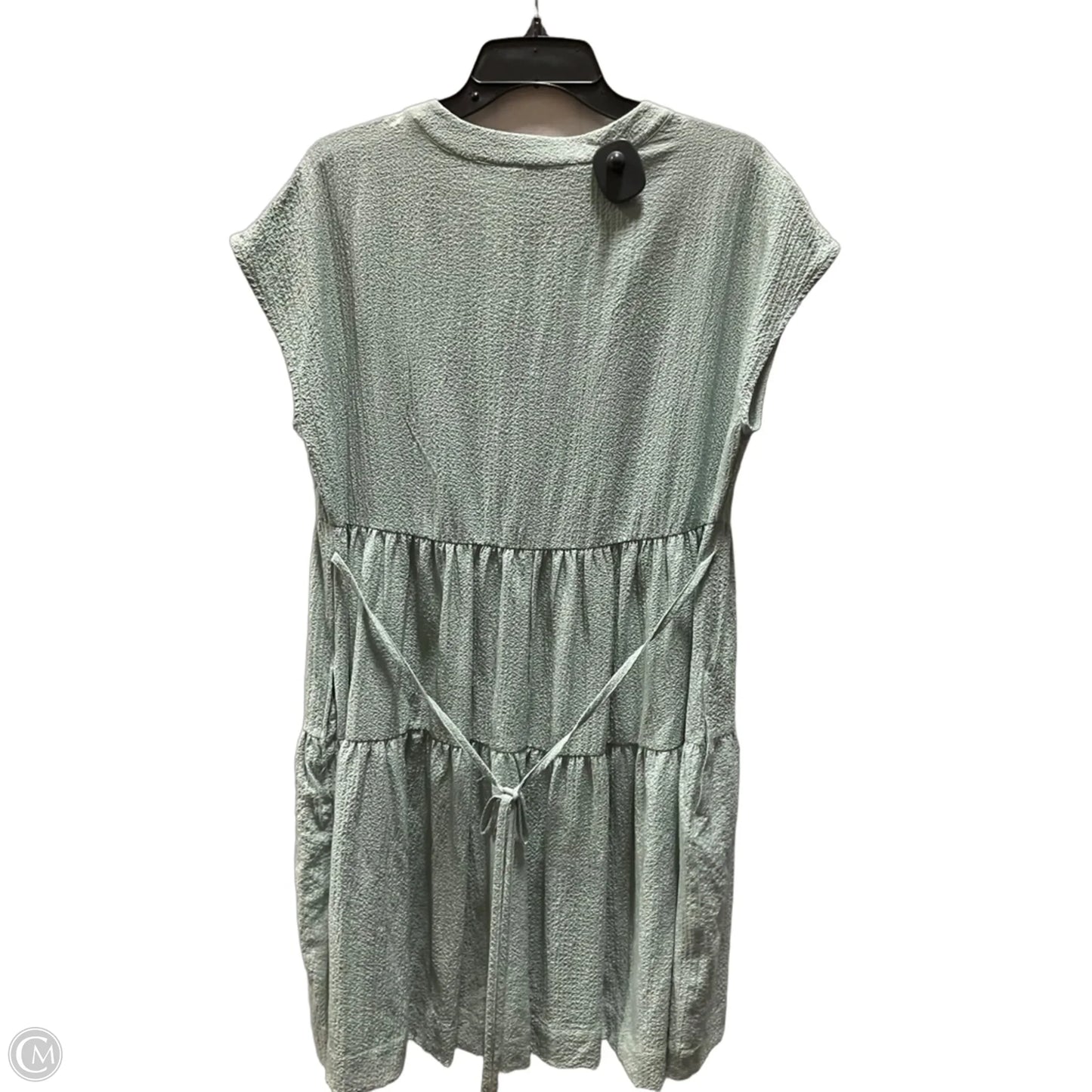Dress Casual Short By Calvin Klein In Green, Size: 10