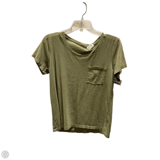 Top Short Sleeve By J. Crew In Green, Size: M