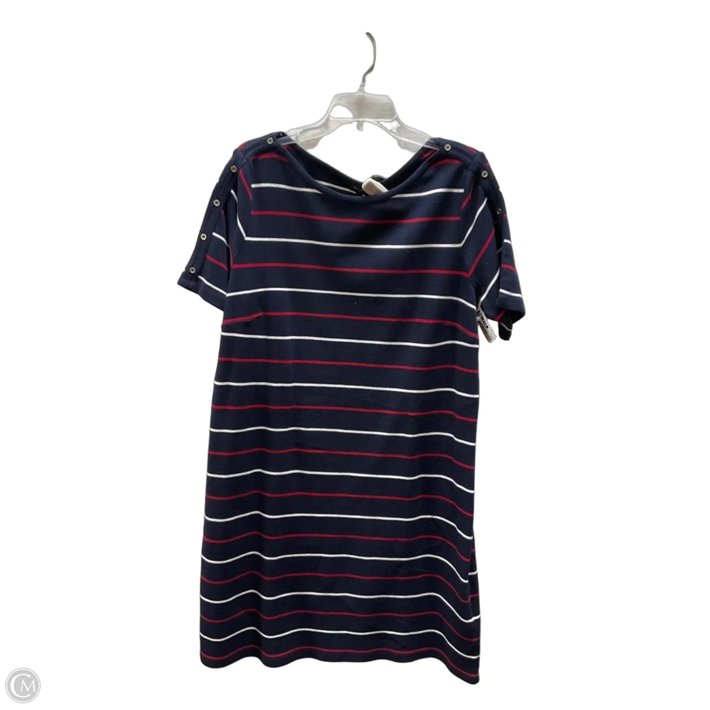 Dress Casual Midi By Talbots In Blue, Size: Xl