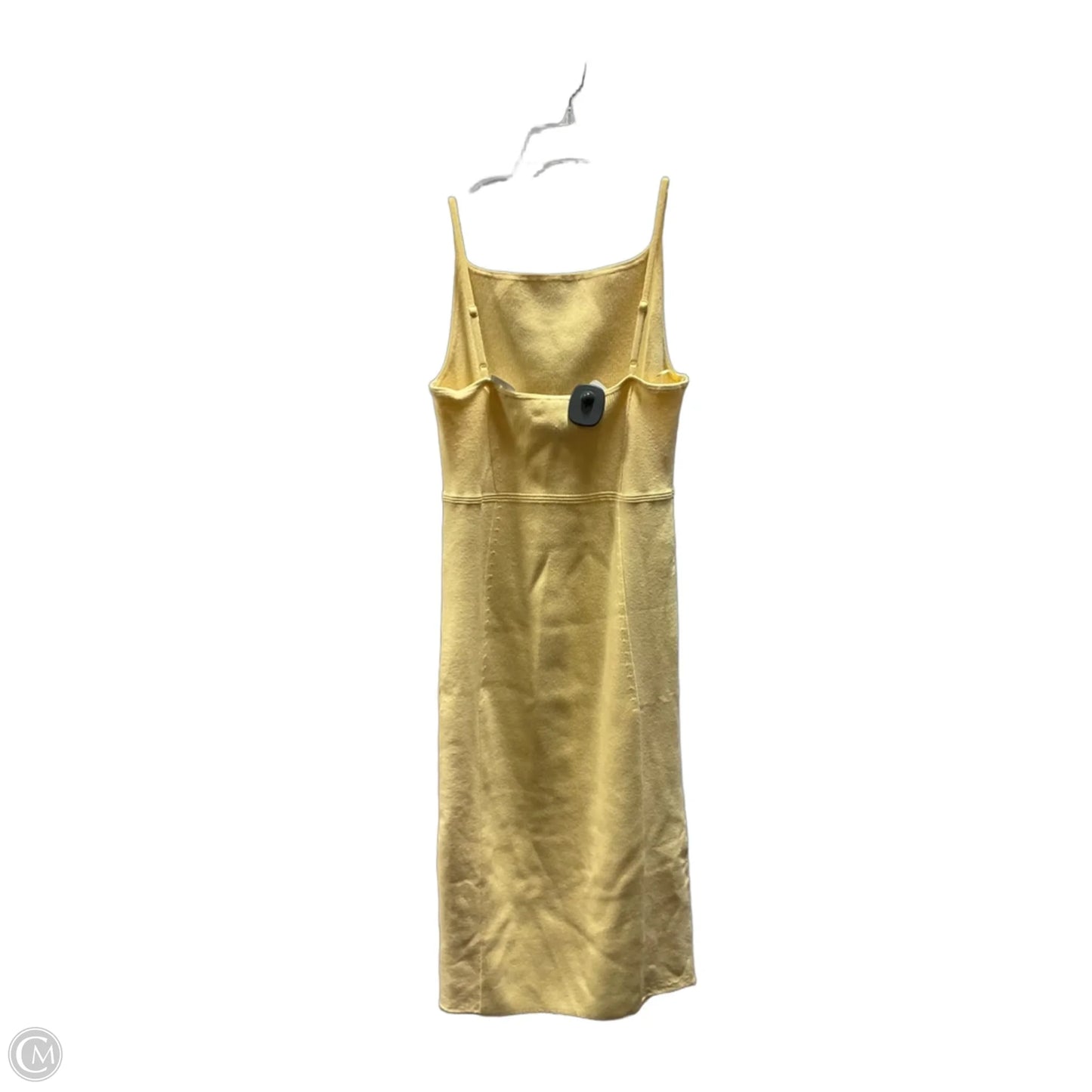 Dress Casual Midi By Express In Yellow, Size: M
