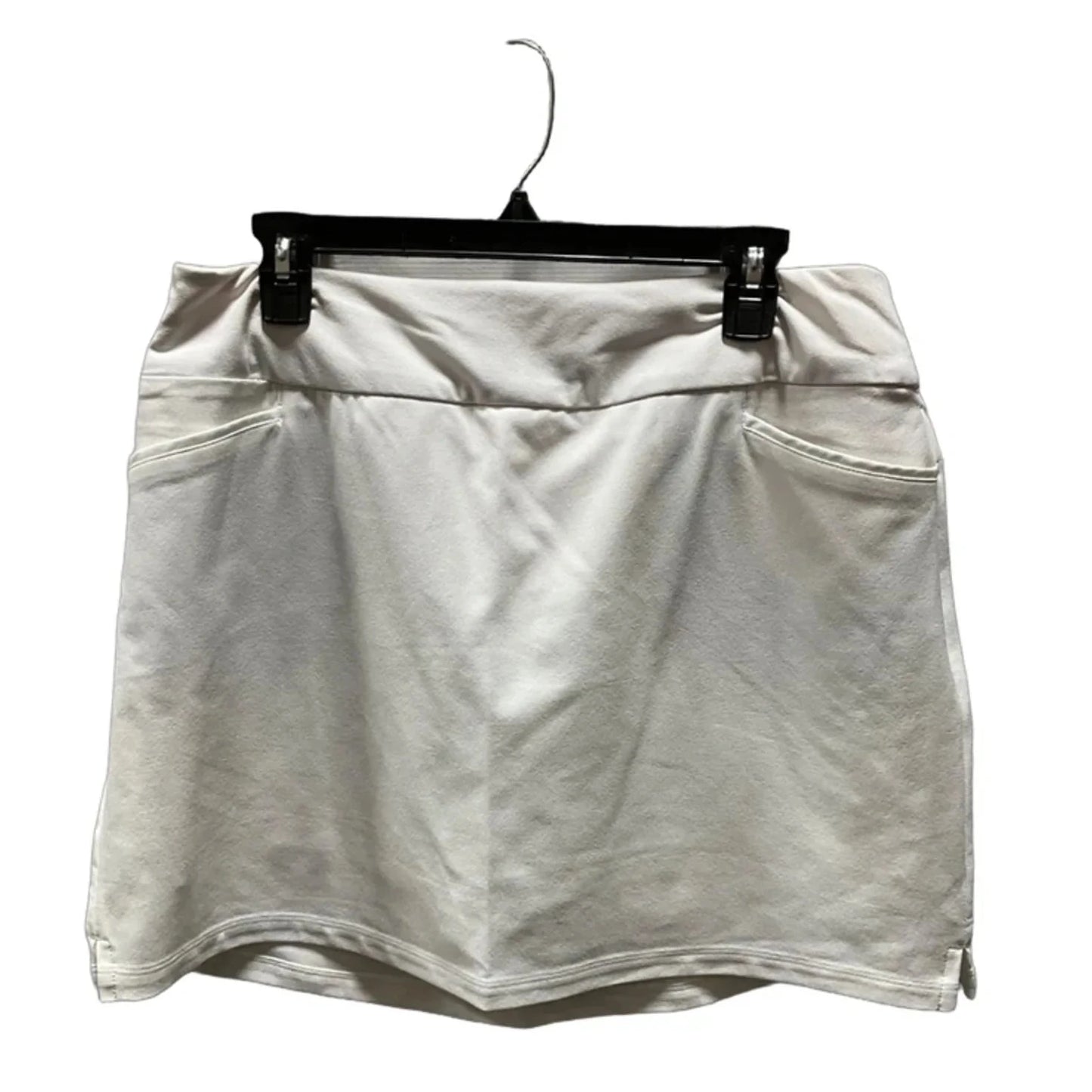 Athletic Skort By Adidas In White, Size: L