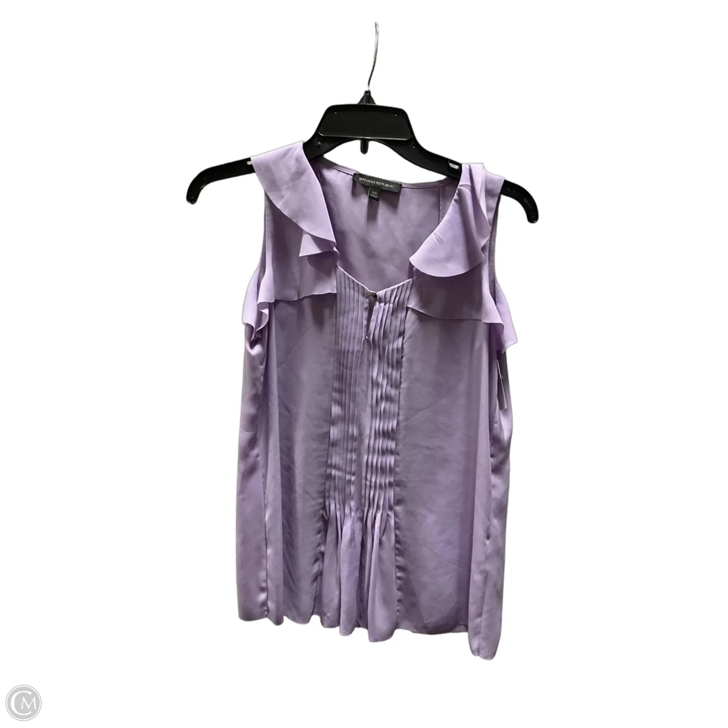 Top Sleeveless By Banana Republic In Purple, Size: Xs