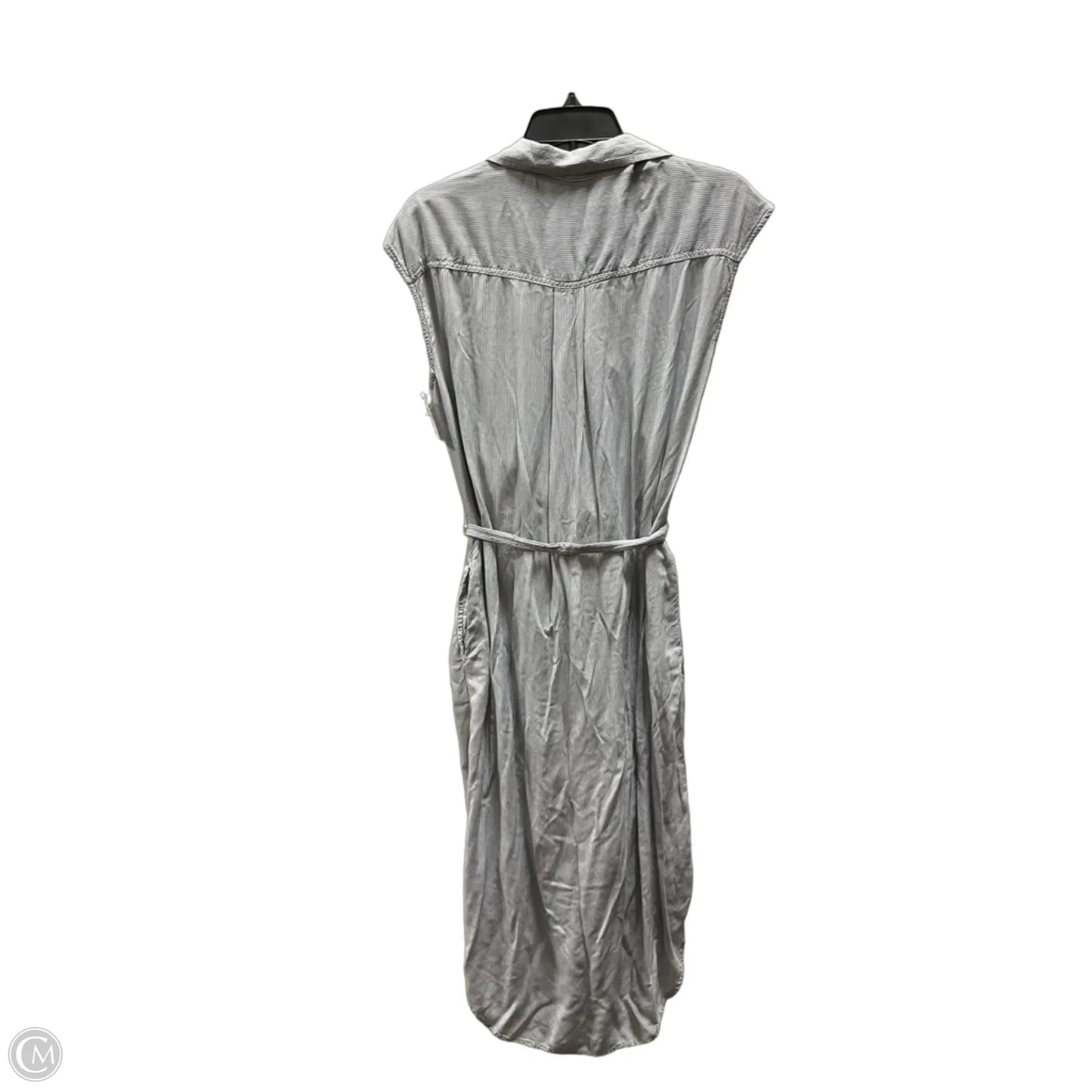 Dress Casual Midi By Gap In Blue & White, Size: Xs