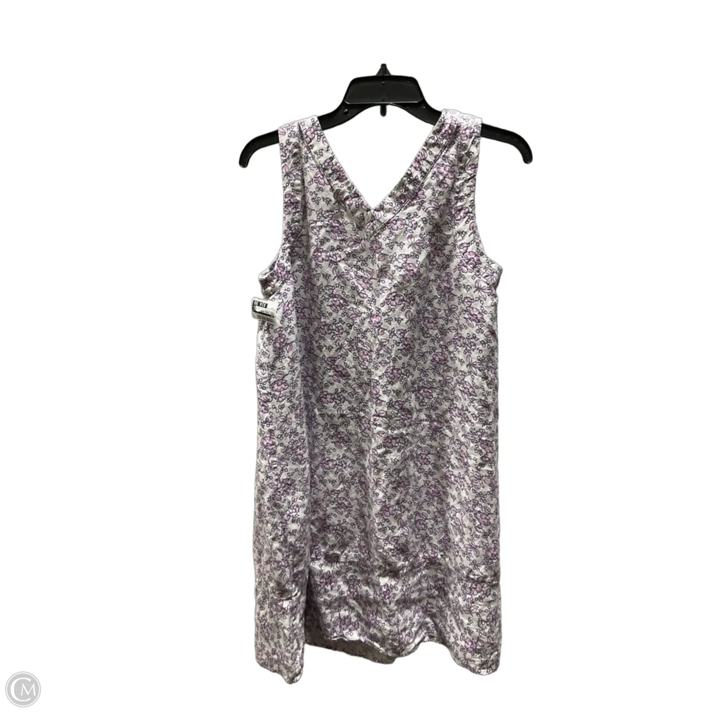 Dress Casual Short By Loft In Purple & White, Size: S