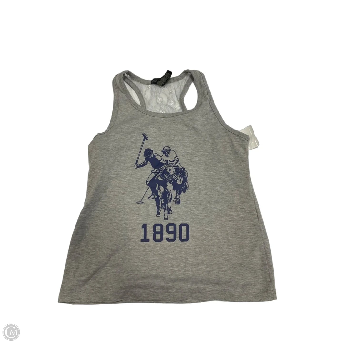 Top Sleeveless By Us Polo Assoc In Grey, Size: L