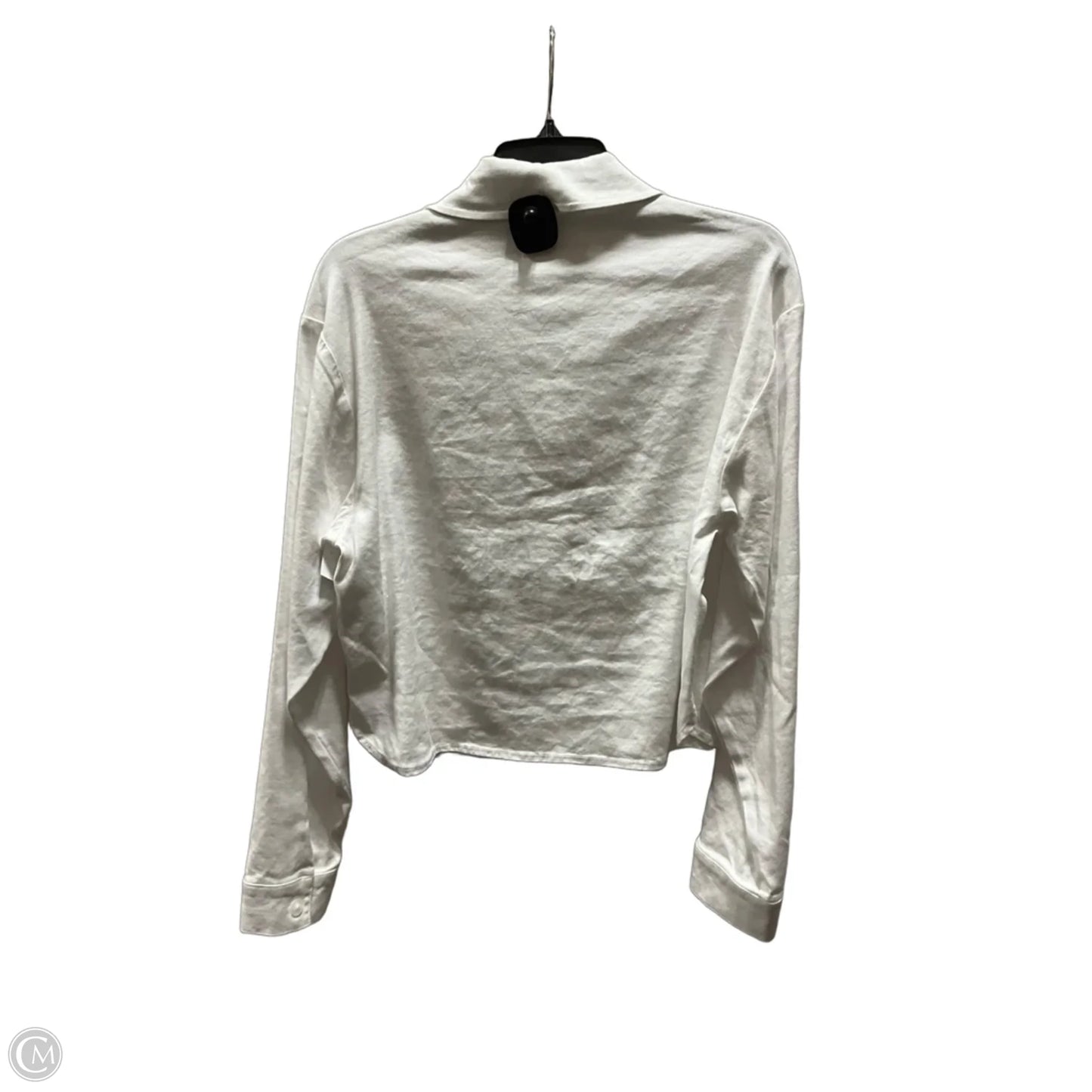 Blouse Long Sleeve By Level 99 In White, Size: M