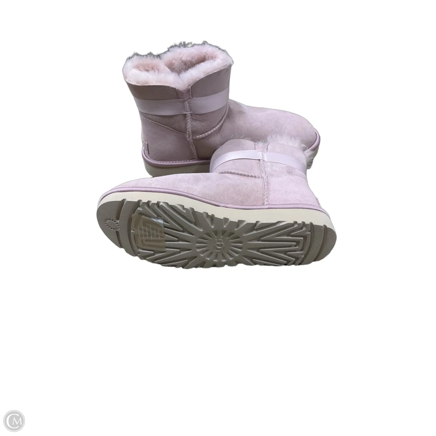 Boots Ankle Flats By Ugg In Pink, Size: 8