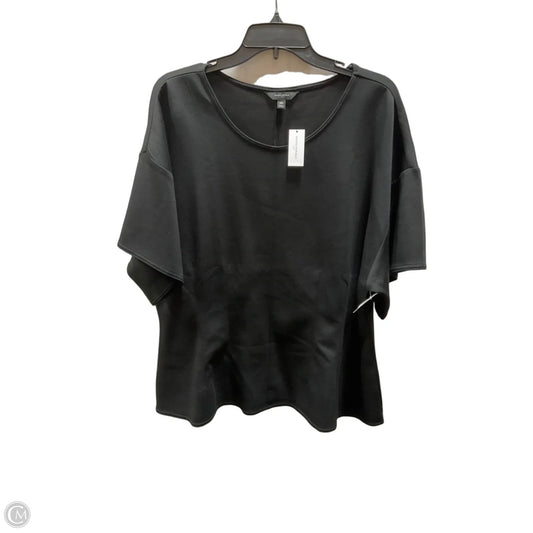 Top Short Sleeve By Banana Republic In Black, Size: Xxl