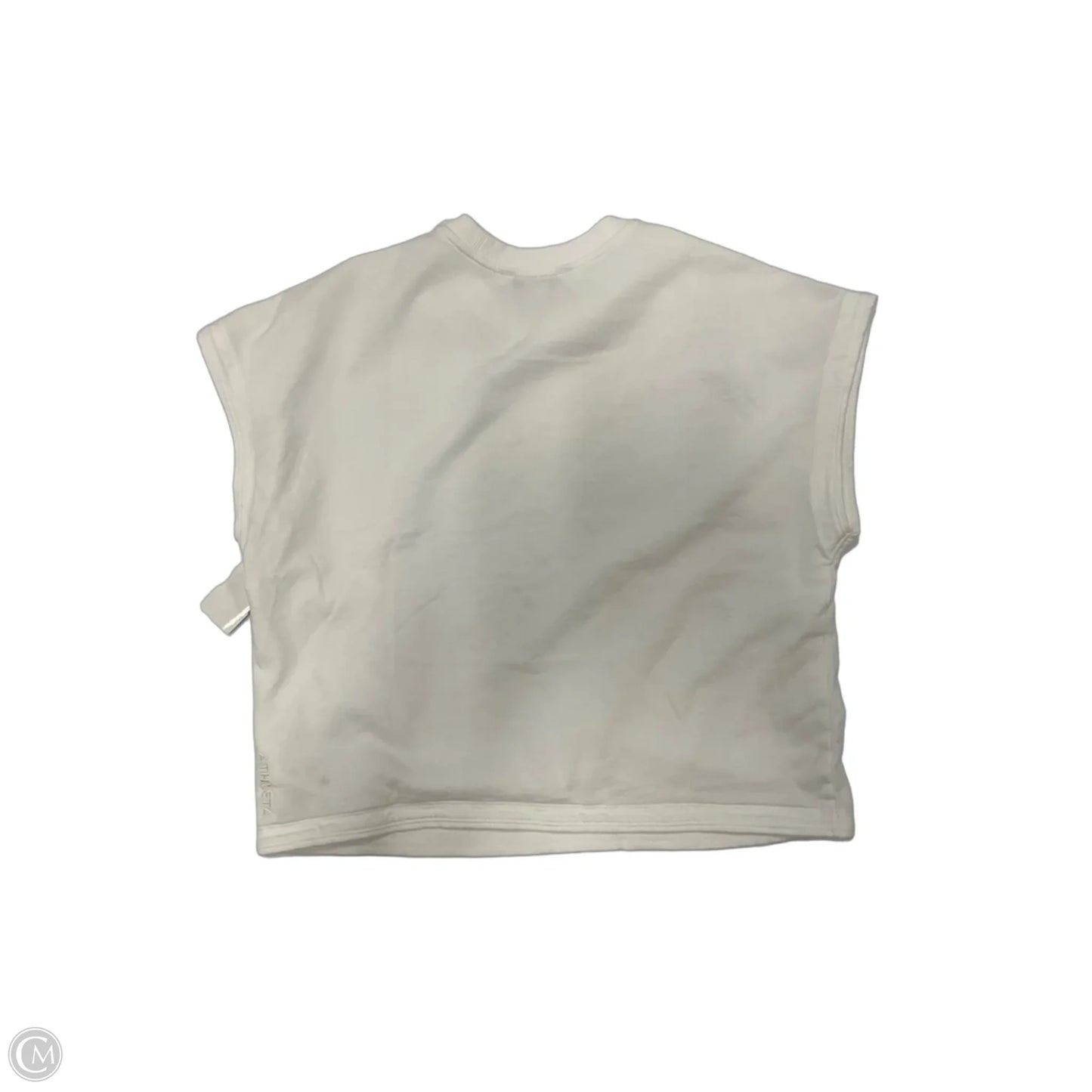 Top Sleeveless By Athleta In White, Size: S