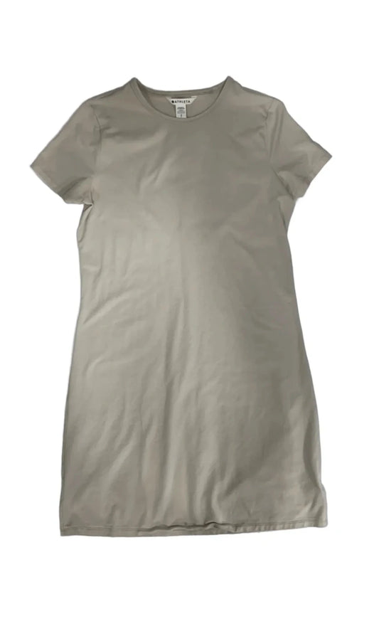 Dress Casual Midi By Athleta In Cream, Size: S