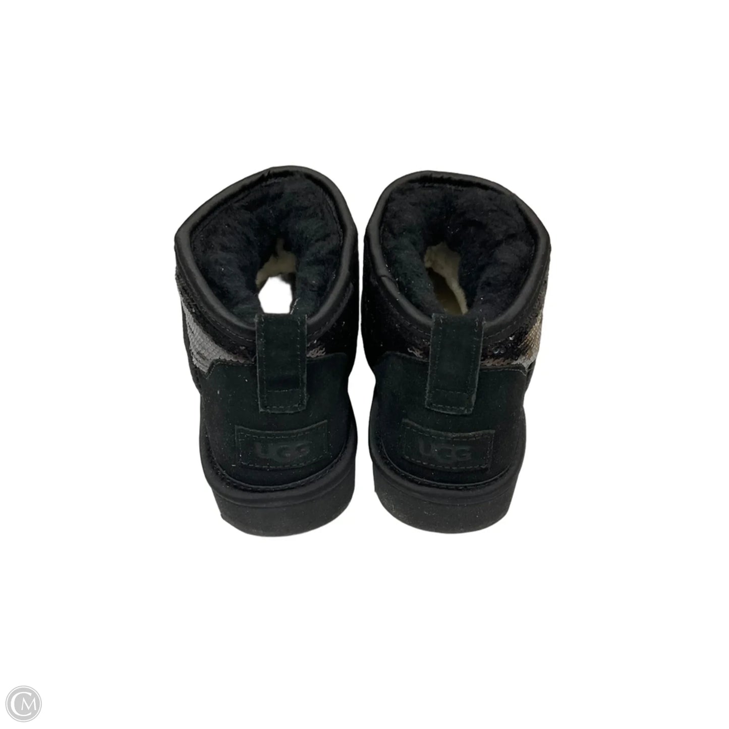 Boots Ankle Flats By Ugg In Black, Size: 8