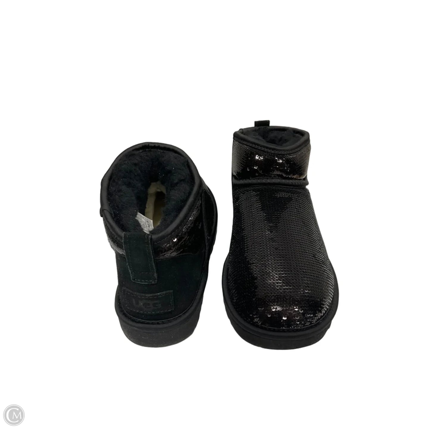 Boots Ankle Flats By Ugg In Black, Size: 8