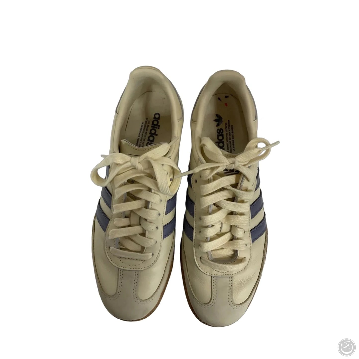 Shoes Athletic By Adidas In Blue & Cream, Size: 9