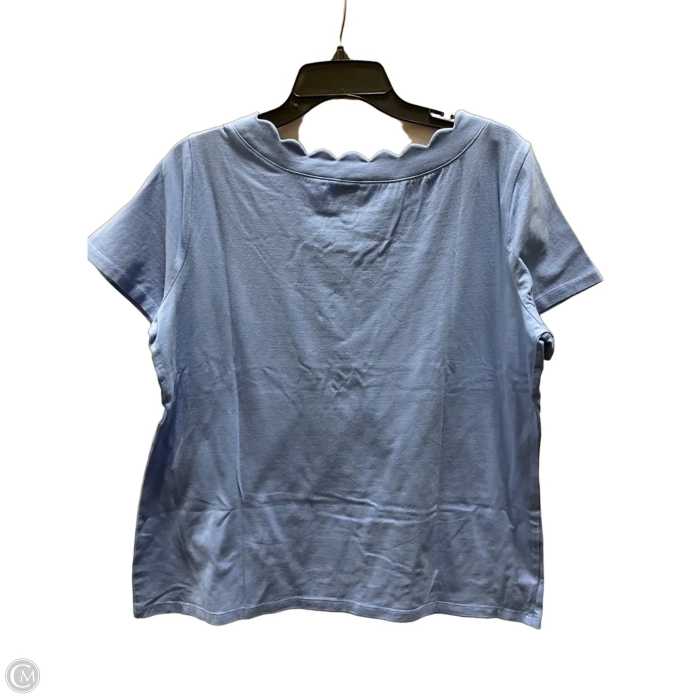 Top Short Sleeve By Anne Klein In Blue, Size: Xl