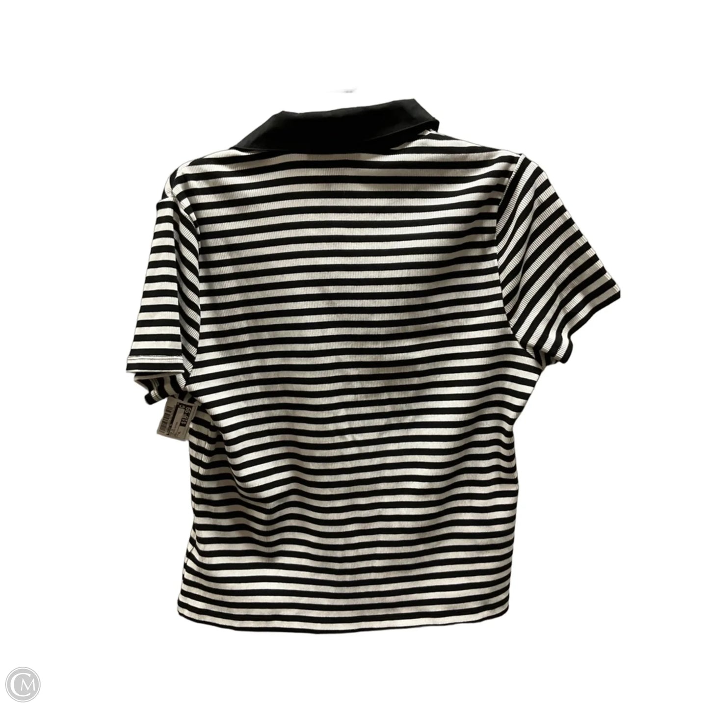 Top Short Sleeve By Bailey 44 In Striped Pattern, Size: Xl