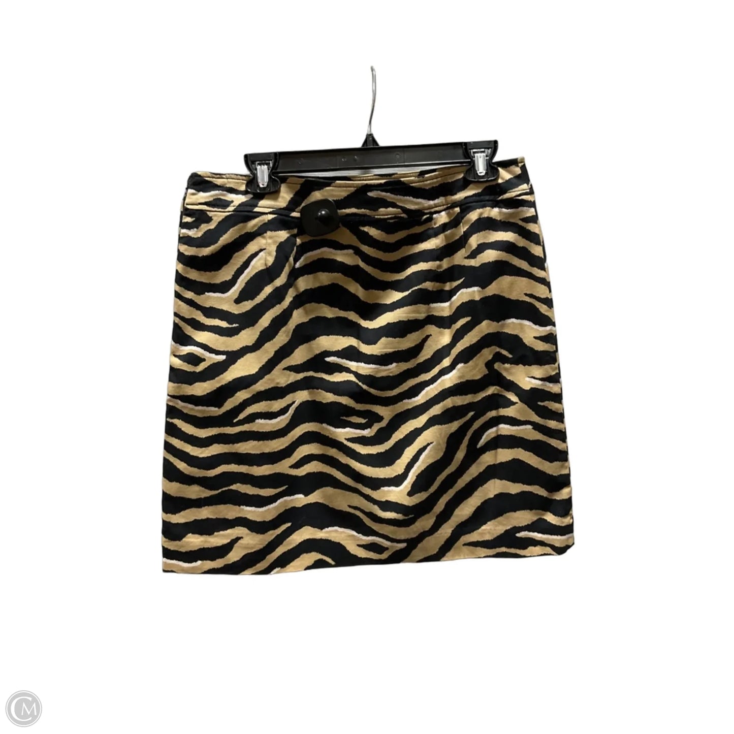 Skirt Midi By Talbots In Black & Brown, Size: M