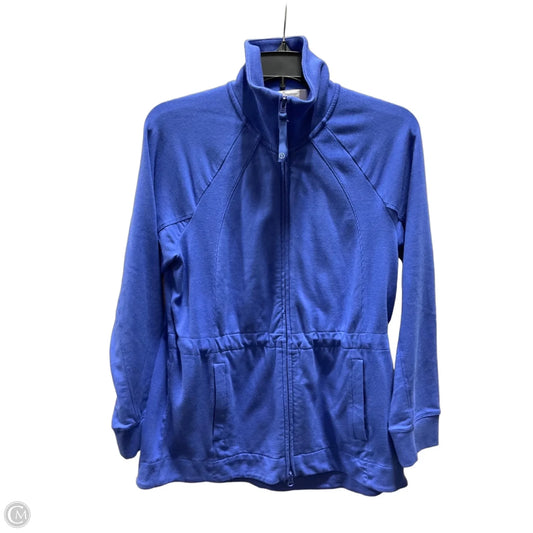 Athletic Jacket By Talbots In Blue, Size: M
