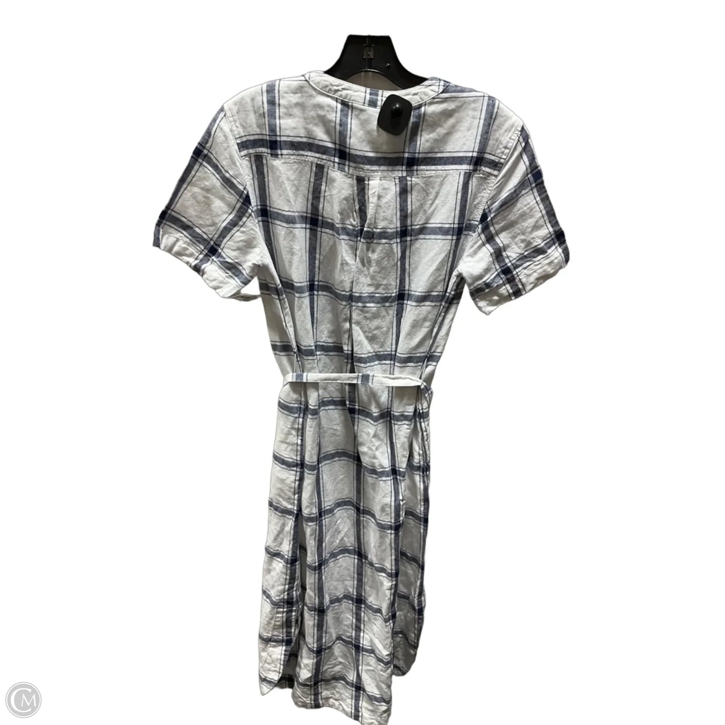 Dress Casual Midi By Gap In Blue & White, Size: 4