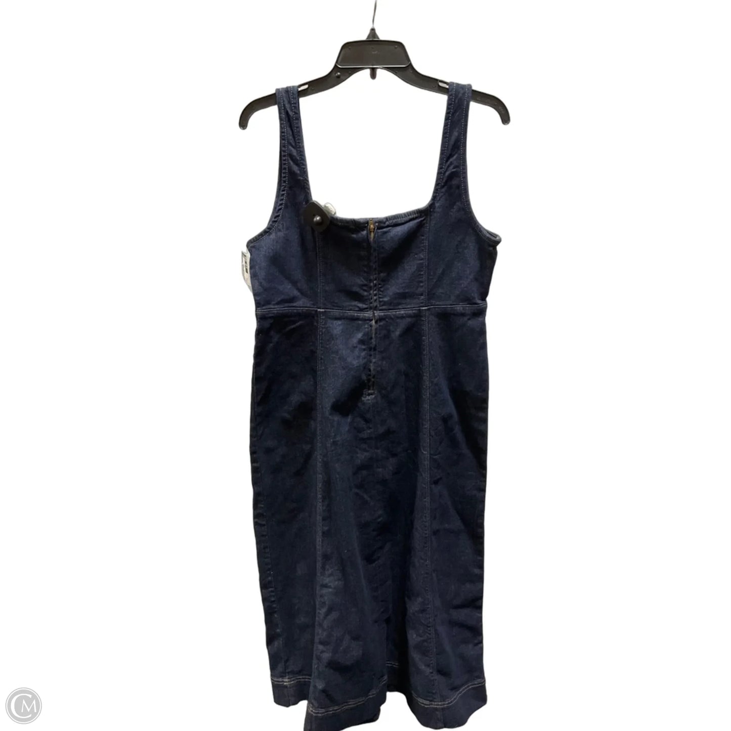 Dress Casual Midi By Old Navy In Blue, Size: M