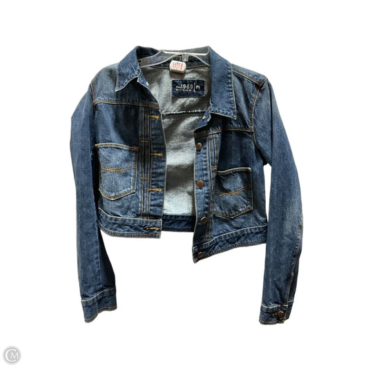 Jacket Denim By Gap In Blue, Size: M