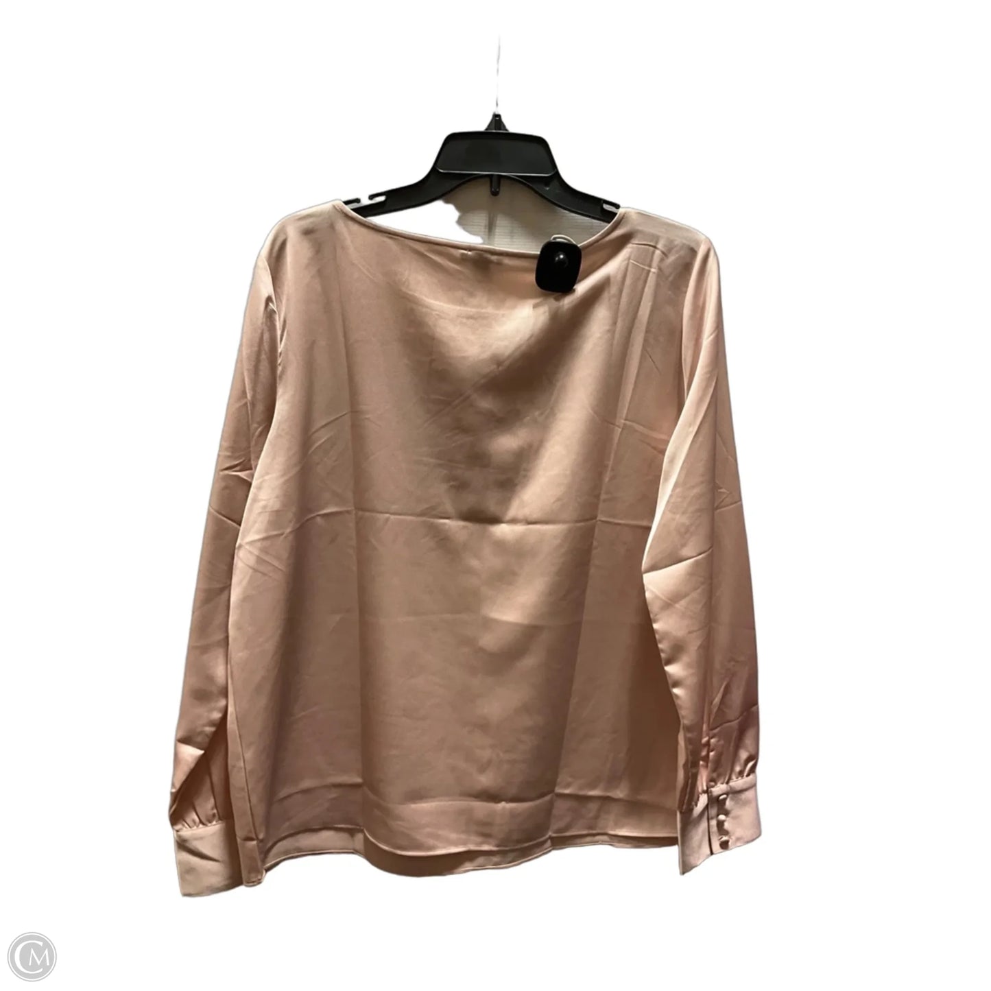 Top Long Sleeve By Ann Taylor In Pink, Size: L