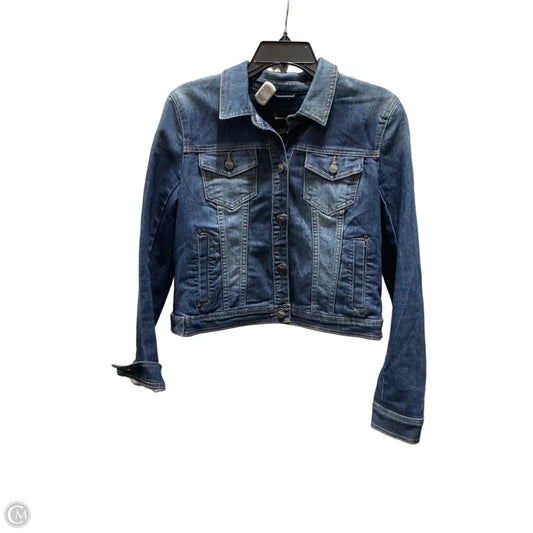 Jacket Denim By Dkny In Blue, Size: M