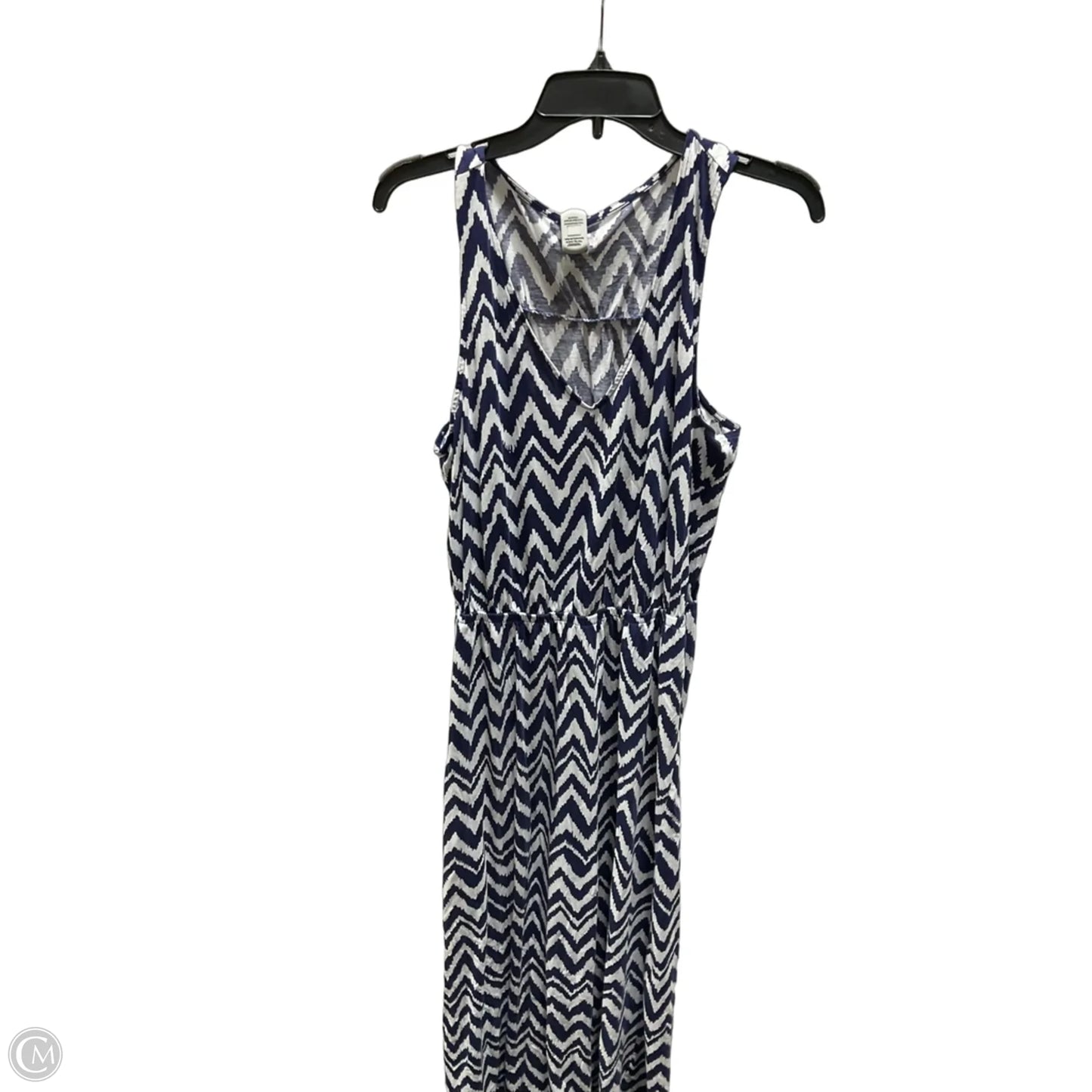 Dress Casual Maxi By Lilly Pulitzer In Blue Red & White, Size: L