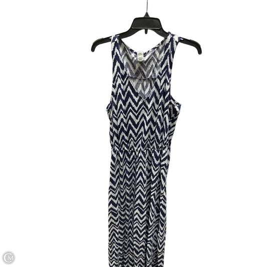 Dress Casual Maxi By Lilly Pulitzer In Blue Red & White, Size: L