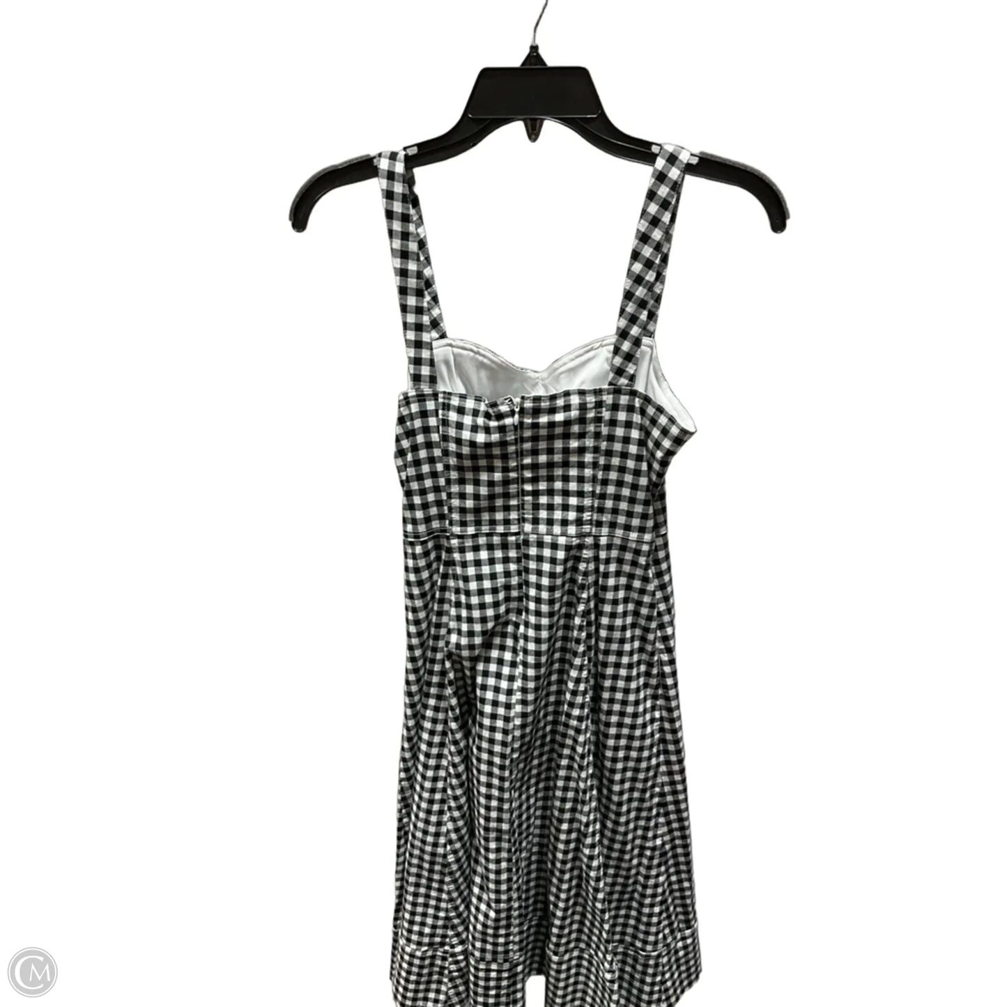 Dress Casual Midi By Avec Les Filles In Black & White, Size: 2